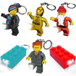 Lego Man Keyring with LED torch Feet - New in Box - Red Body